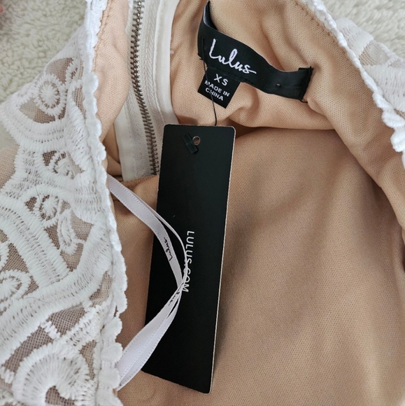 Lulus celebrate life halter white lace dress - Picture 7 of 7